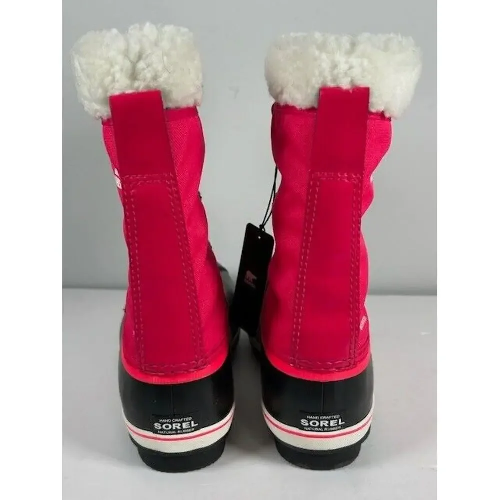 Sorel YOOT‎ PAC Nylon Waterproof Winter Boots Insulated Bright Rose Youth Size 6
